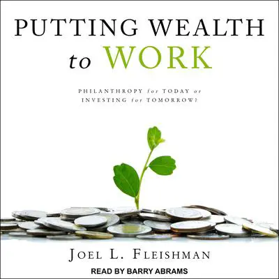Putting Wealth to Work: Philanthropy for Today or Investing for Tomorrow? Audibook, by Joel L. Fleishman