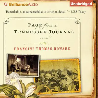 Page from a Tennessee Journal: A Novel Audibook, by Francine Thomas Howard