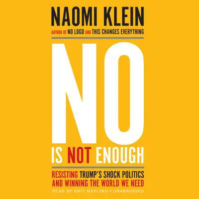 No Is Not Enough: Resisting Trump’s Shock Politics and Winning the World We Need Audibook, by Naomi Klein