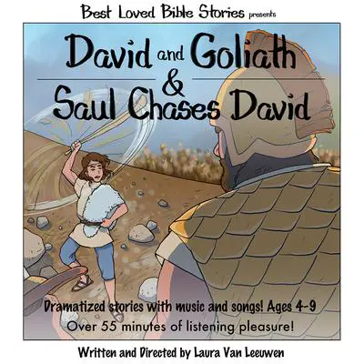 David and Goliath & Saul Chases David Audibook, by Laura Van Leeuwen