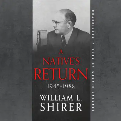 A Native’s Return, 1945–1988 Audibook, by William L. Shirer
