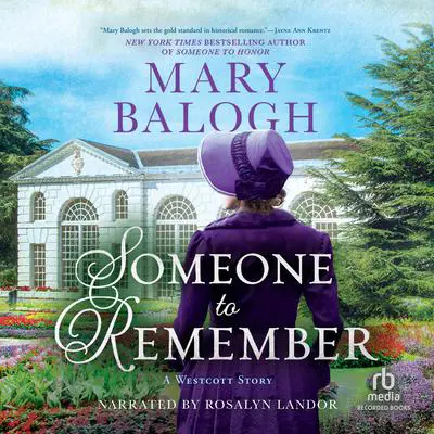 Someone to Remember Audibook, by Mary Balogh