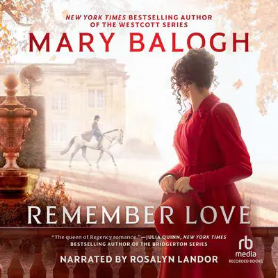 Remember Love Audibook, by Mary Balogh