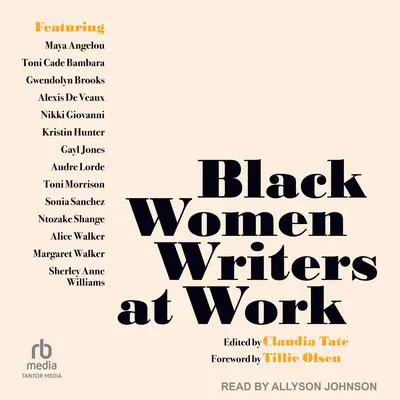 Black Women Writers at Work Audibook, by Maya Angelou