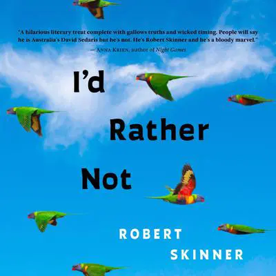 I'd Rather Not: Essays Audibook, by Robert Skinner