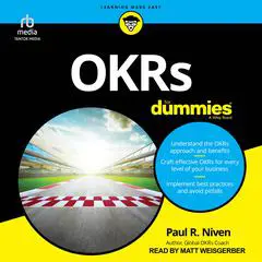 OKRs For Dummies Audibook, by Paul R. Niven