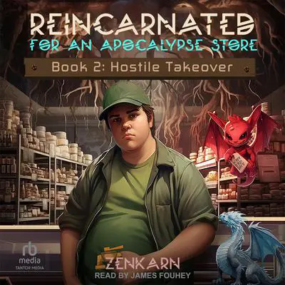 Reincarnated for An Apocalypse Store: Book 2: Hostile Takeover Audibook, by Zenkarn 