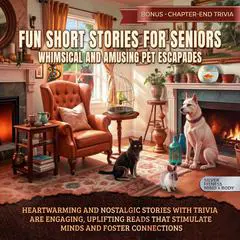 Fun Short Stories for Seniors Whimsical and Amusing Pet Escapades: Heartwarming and Nostalgic Stories with Trivia are Engaging, Uplifting Reads that Stimulate Minds, Spark Joy, and Foster Family and Friend Connections Audibook, by Tenlee Graham