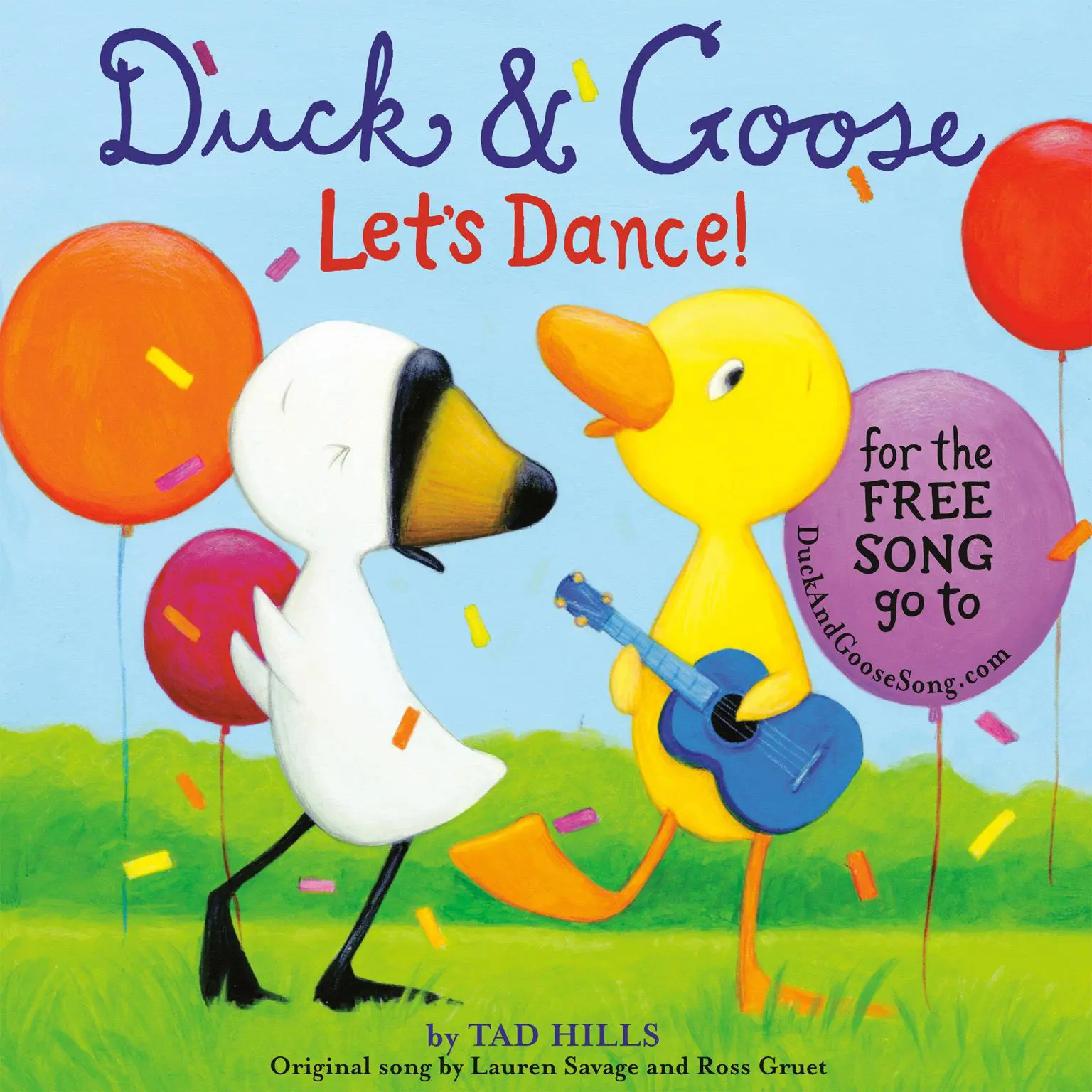 Duck & Goose, Lets Dance! (with an original song) Audiobook, by Tad Hills