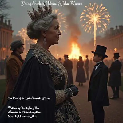 Young Sherlock Holmes & John Watson: The Case of the Missing Fireworks & Guy Audibook, by Christopher Allen