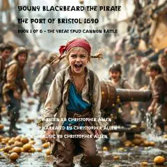 Young Blackbeard the Pirate - The Port of Bristol 1690: Book 1 of 6 - The Great Spud Cannon Battle Audibook, by Christopher Allen