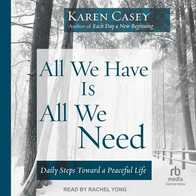 All We Have Is All We Need: Daily Steps Toward a Peaceful Life Audibook, by Karen Casey