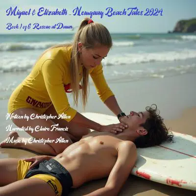 Miguel & Elizabeth - Newquay Beach Tales 2024: Book 1of 6 - Rescue at Dawn Audibook, by Christopher Allen