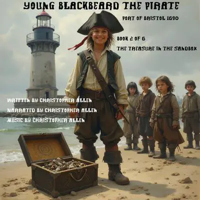 Young Blackbeard the Pirate - Port of Brstol 1690: Book 2 of 6 - The Treasure in the Sandbox Audibook, by Christopher Allen