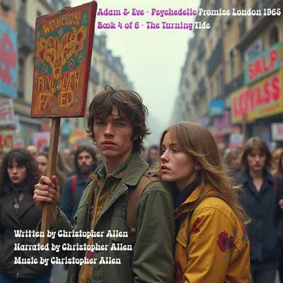 Adam & Eve - Psychedelic Promise London 1965: Book 4 of 6 - The Turning Tide Audibook, by Christopher Allen