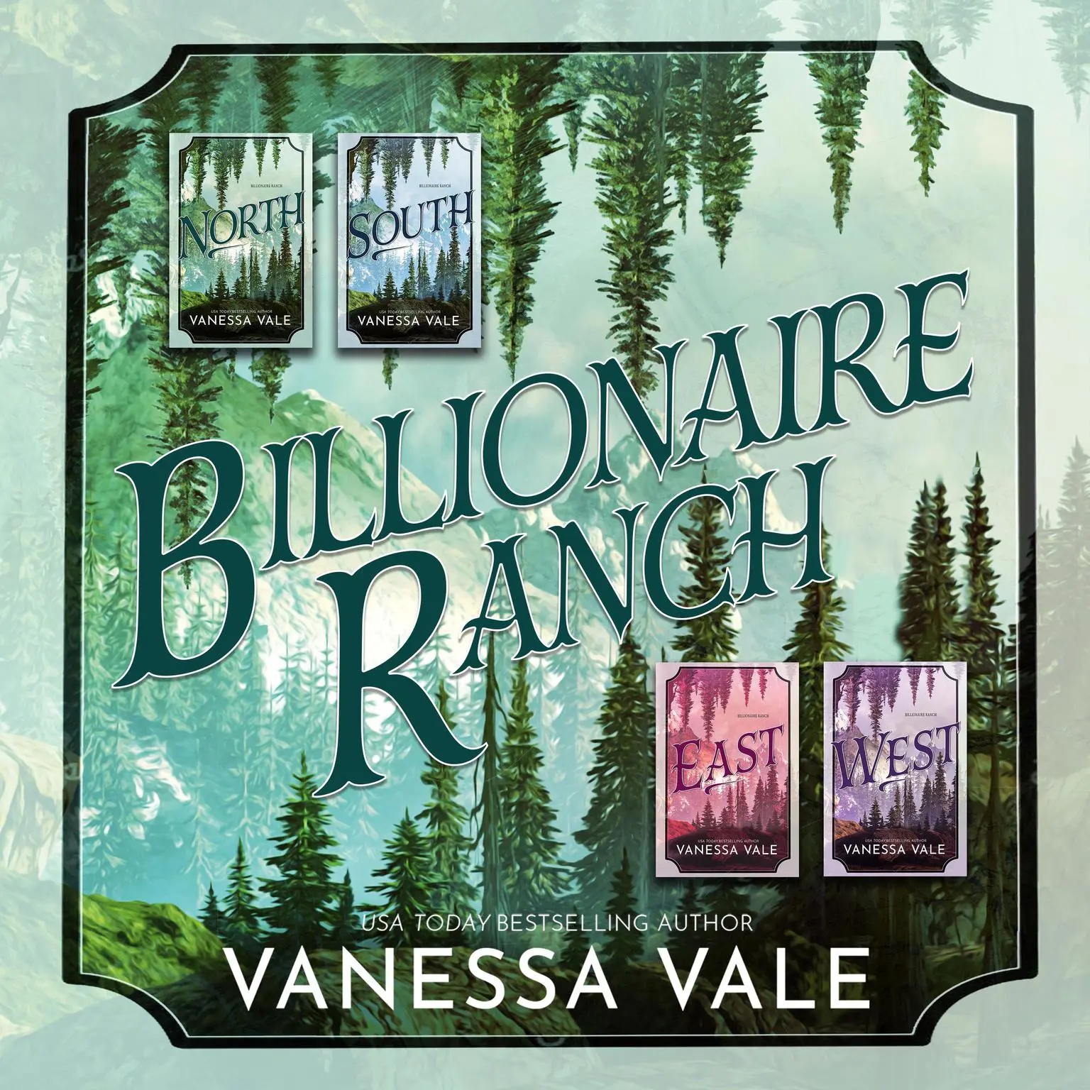 Billionaire Ranch Series Boxed Set, Books 1–4 Audiobook, by Vanessa Vale