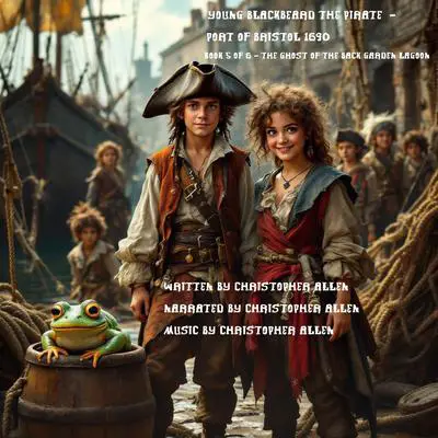 Young Blackbeard the Pirate - Port of Bristol 1690: Book 5 of 6 - The Ghost of the Back Garden Lagoon Audibook, by Christopher Allen