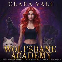 Wolfsbane Academy: A Wolf Shifter Romantasy with Fated Mates and Magical Trials Audibook, by Clara Valencia