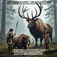 Asha, Cosmo &amp; Fluffy - The Way Back Home: Book 3 of 6 - Whispers in the Woods and a Gentle Giant Audibook, by Christopher Allen