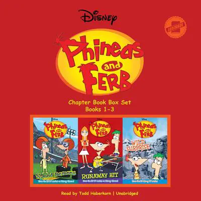 Phineas and Ferb Chapter Book Set (Books 1-3): Speed Demons, Runaway Hit, and Wild Surprise Audibook, by Jasmine Jones