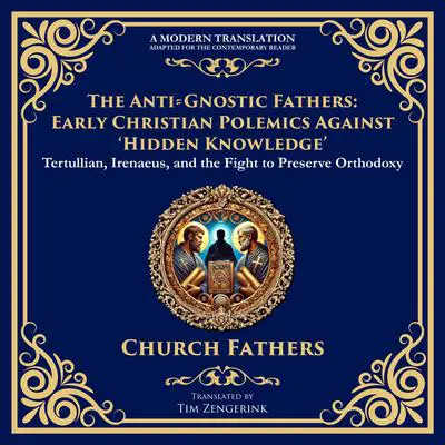 The Anti-Gnostic Fathers: Early Christian Polemics Against ‘Hidden Knowledge’: Tertullian, Irenaeus, and the Fight to Preserve Orthodoxy Audibook, by Tim Zengerink